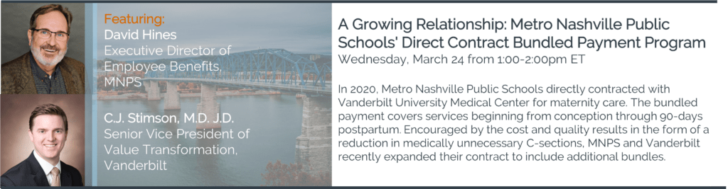 A Growing Relationship: Metro Nashville Public Schools' Direct Contract Bundled Payment Program - Catalyst for Payment Reform A Growing Relationship: Metro Nashville Public Schools' Direct Contract Bundled Payment Program - Catalyst for Payment Reform